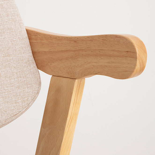 Sillas de comedor de madera de estilo moderno, sillones de comedor con respaldo abierto para cocina