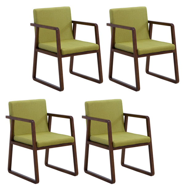 Silla auxiliar de comedor de estilo moderno, sillones de comedor de madera para cocina