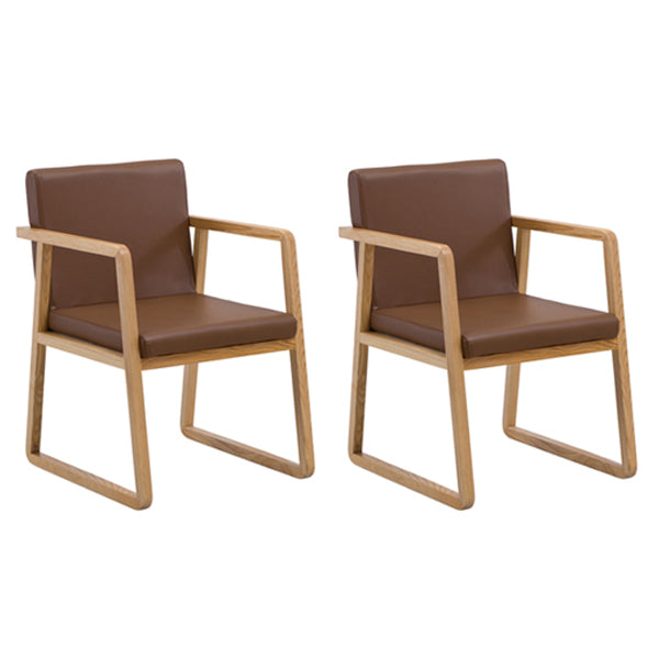 Silla auxiliar de comedor de estilo moderno, sillones de comedor de madera para cocina