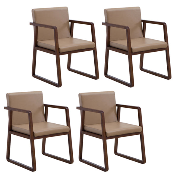 Silla auxiliar de comedor de estilo moderno, sillones de comedor de madera para cocina