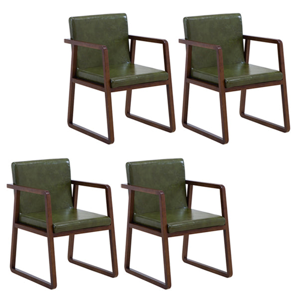 Silla auxiliar de comedor de estilo moderno, sillones de comedor de madera para cocina