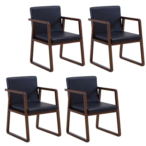 Silla auxiliar de comedor de estilo moderno, sillones de comedor de madera para cocina