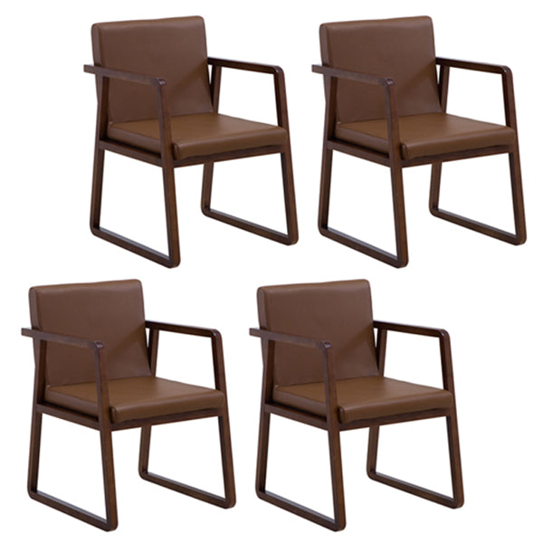 Silla auxiliar de comedor de estilo moderno, sillones de comedor de madera para cocina
