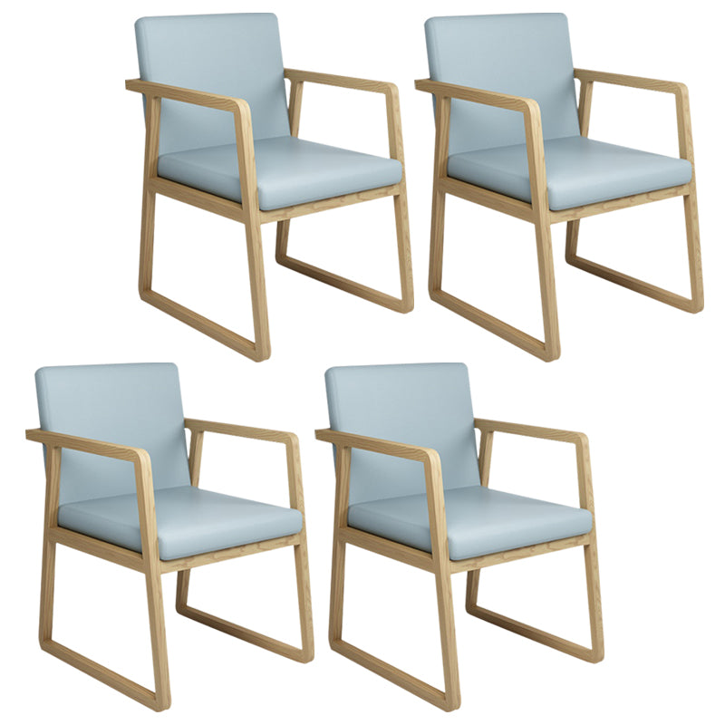 Silla auxiliar de comedor de estilo moderno, sillones de comedor de madera para cocina