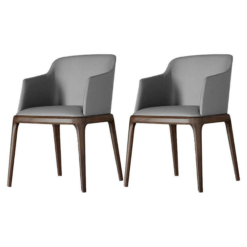 Sillas de comedor de madera de estilo moderno, sillas laterales con brazo para cocina