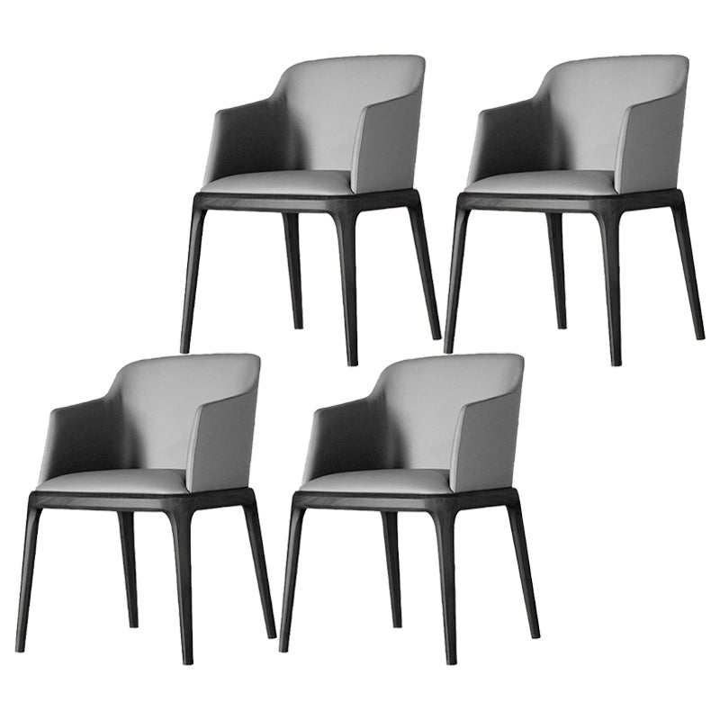 Sillas de comedor de madera de estilo moderno, sillas laterales con brazo para cocina
