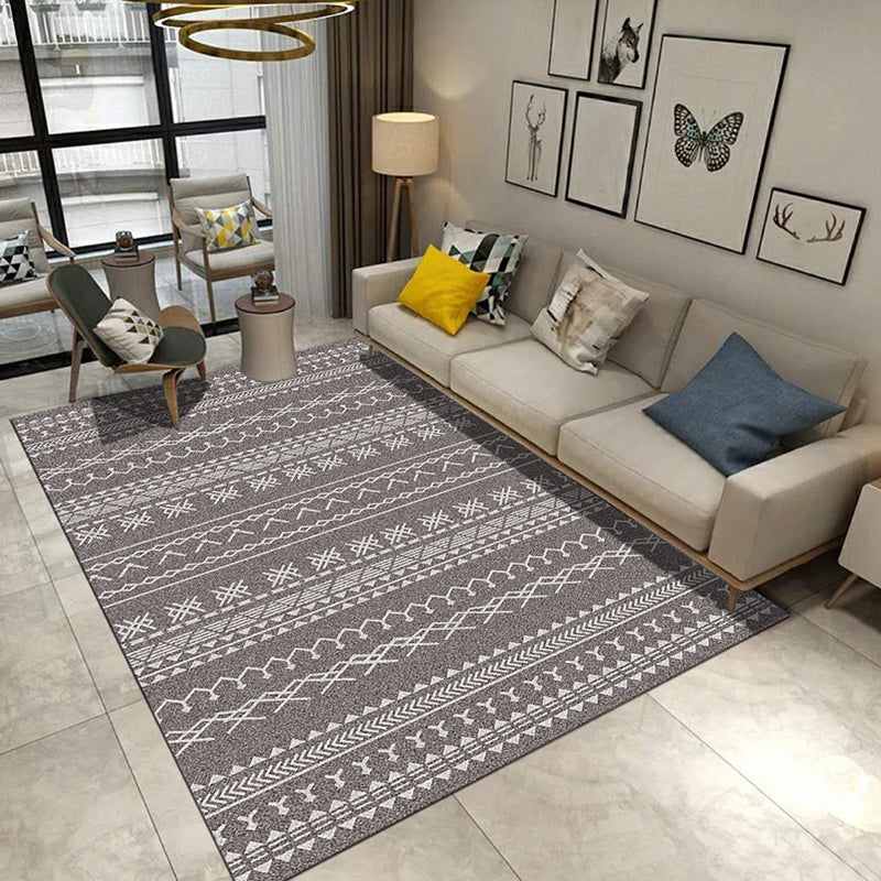 Alfombra moderna de poliester de alfombra de poliéster amarillo alfombra de manchas de interior para sala de estar para sala de estar