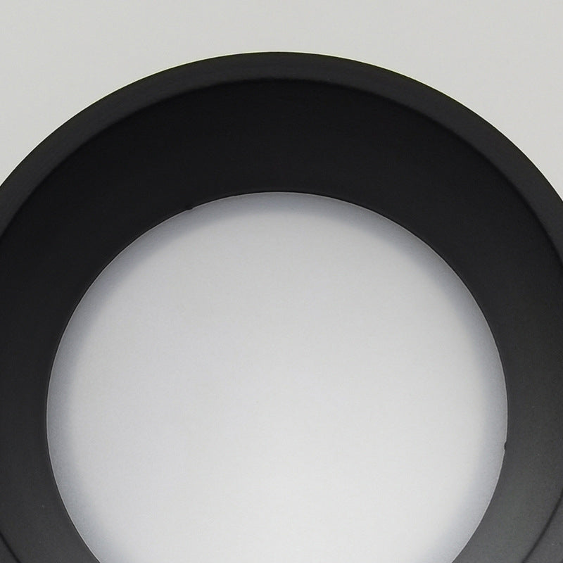 Cylinder Shape Ceiling Lamp Modern Aluminium 1 Light Flush Mount for Supermarket Mall