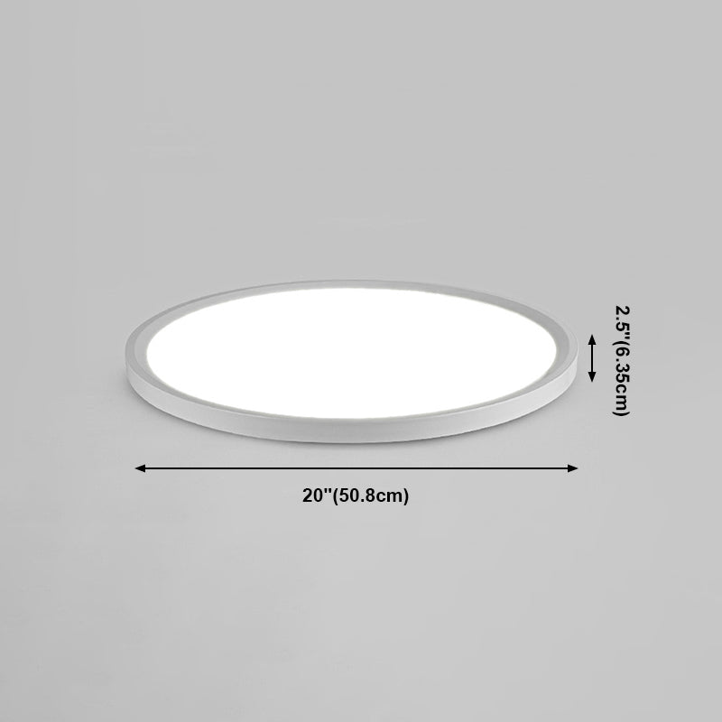 Aluminium Circular LED Ceiling Light in Modern Concise Style Acrylic Indoor Ceiling Fixture