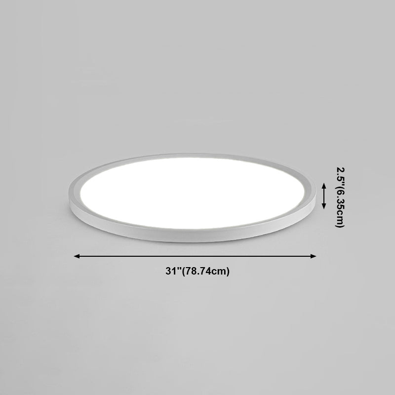 Aluminium Circular LED Ceiling Light in Modern Concise Style Acrylic Indoor Ceiling Fixture