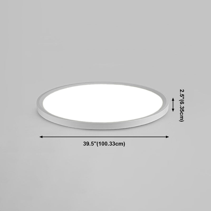 Aluminium Circular LED Ceiling Light in Modern Concise Style Acrylic Indoor Ceiling Fixture