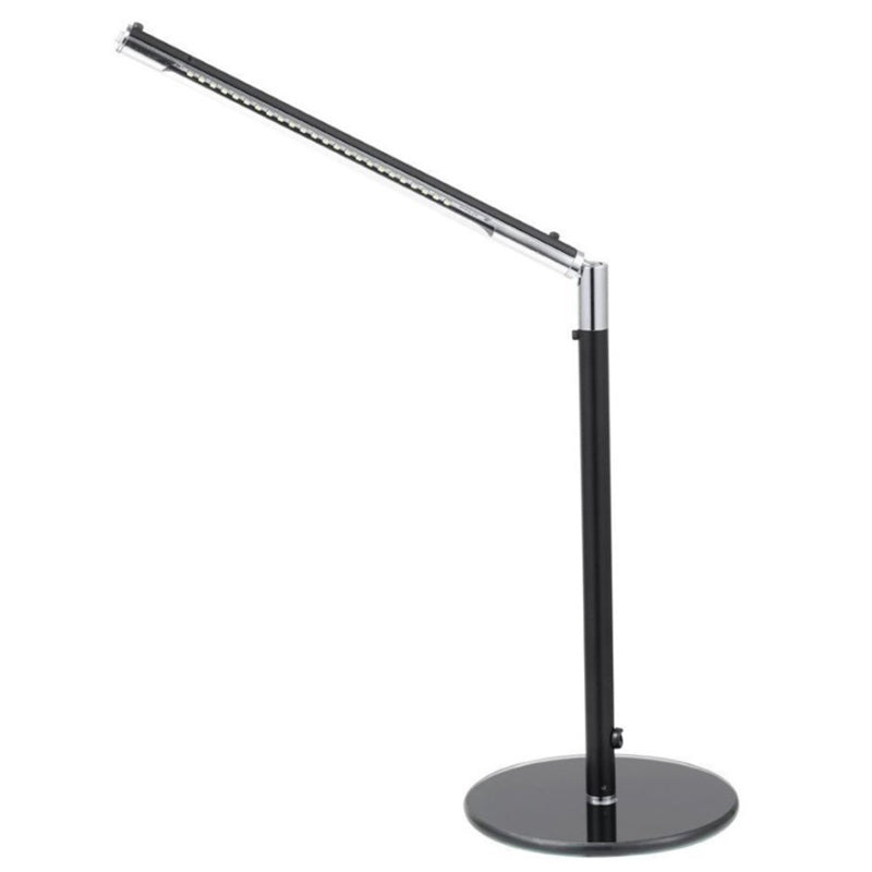 1 Light Light Linear Light Light da tavolo da notte in metallo contemporaneo per sala da studio