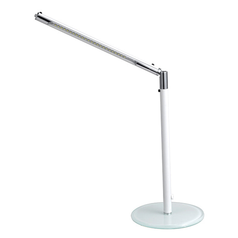 1 Light Light Linear Light Light da tavolo da notte in metallo contemporaneo per sala da studio