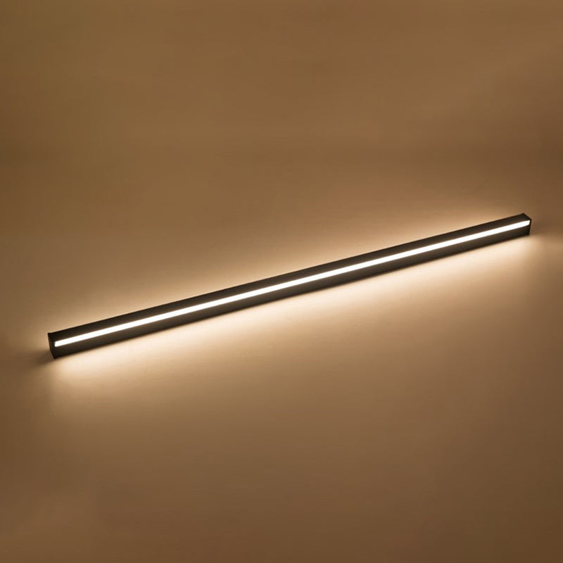 Metal Linear Shade Wall Lighting Modern 1-Light Wall Mounted Light Fixture