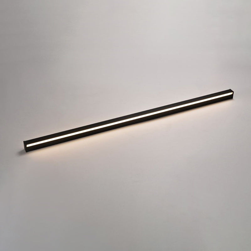 Metal Linear Shade Wall Lighting Modern 1-Light Wall Mounted Light Fixture