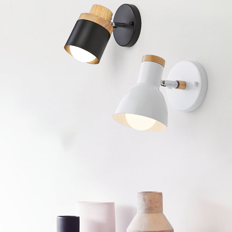 Luces de apliques geométricos contemporáneos 1 Light Light Lighting de luz de pared