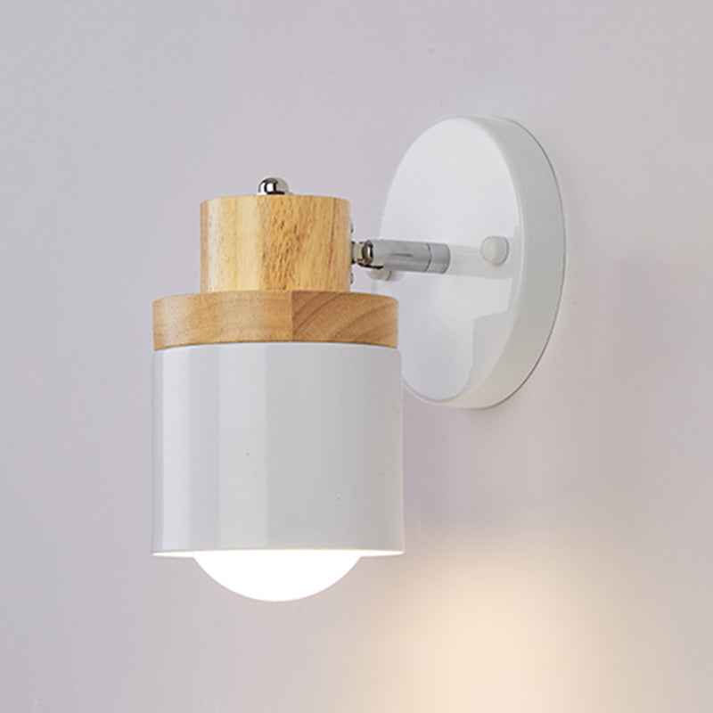 Luces de apliques geométricos contemporáneos 1 Light Light Lighting de luz de pared