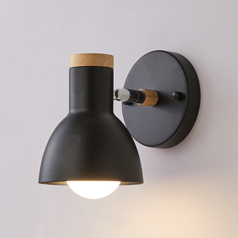 Contemporary Geometric Sconce Lights Metal 1 Light Wall Mount Light Fixture