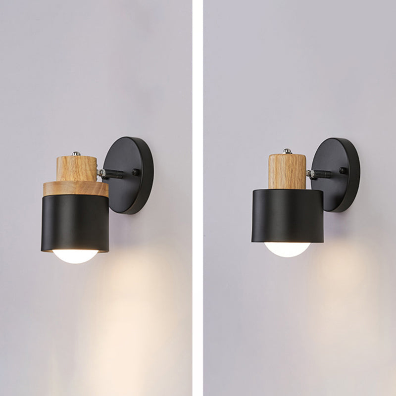 Luces de apliques geométricos contemporáneos 1 Light Light Lighting de luz de pared