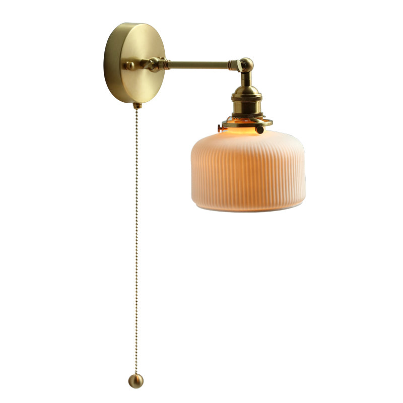 Éclairage géométrique contemporain lumières en métal et en céramique 1 luminaire mural d'éclairage