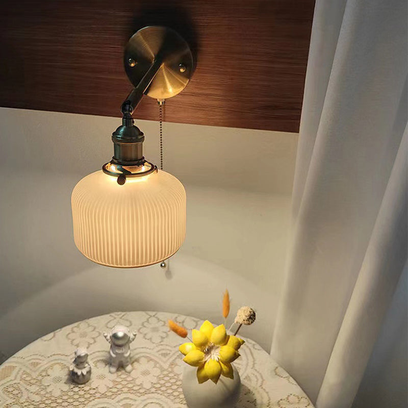 Éclairage géométrique contemporain lumières en métal et en céramique 1 luminaire mural d'éclairage