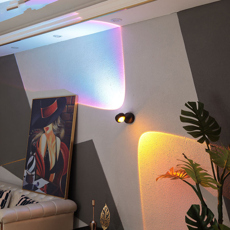 Luminaires d'éclairage à balles contemporaines Metal 2 lumières Mur