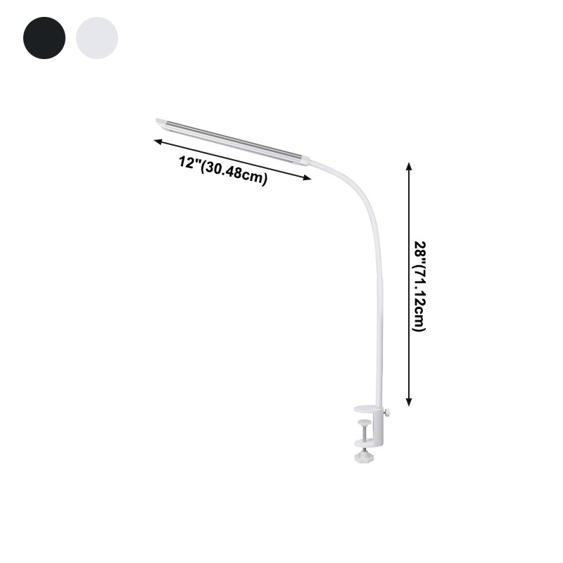 Moderne lineaire tafellamp metalen met één lichttafel Licht voor de slaapkamer