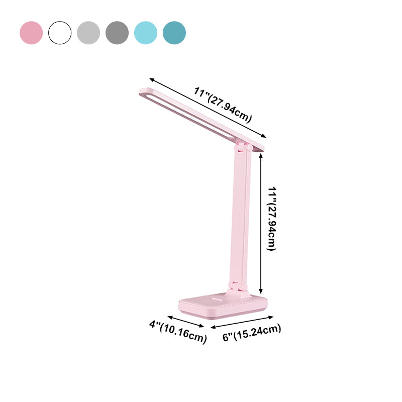 Lampada da tavolo da notte lineare in stile moderno in metallo a 1 luci da comodino