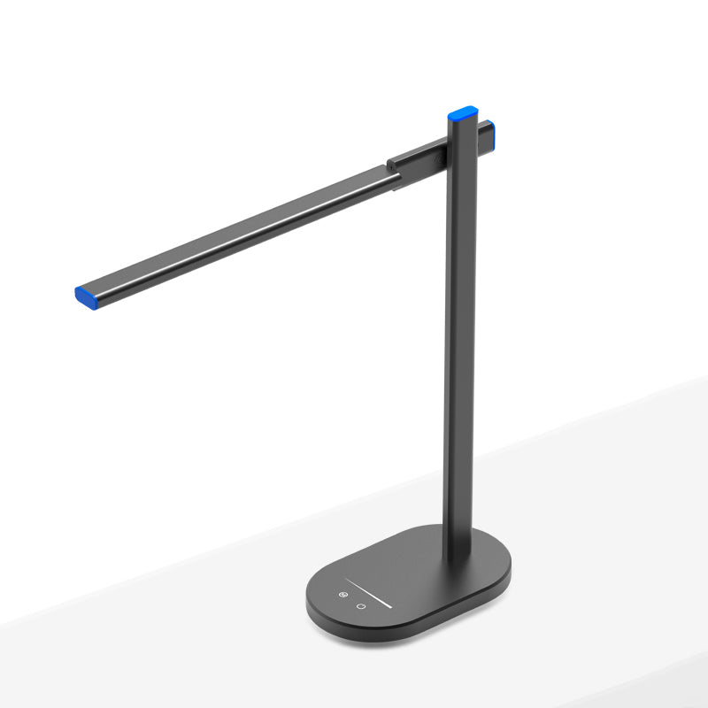Lampada da tavolo da notte lineare in metallo moderno lampada da comodino singolo