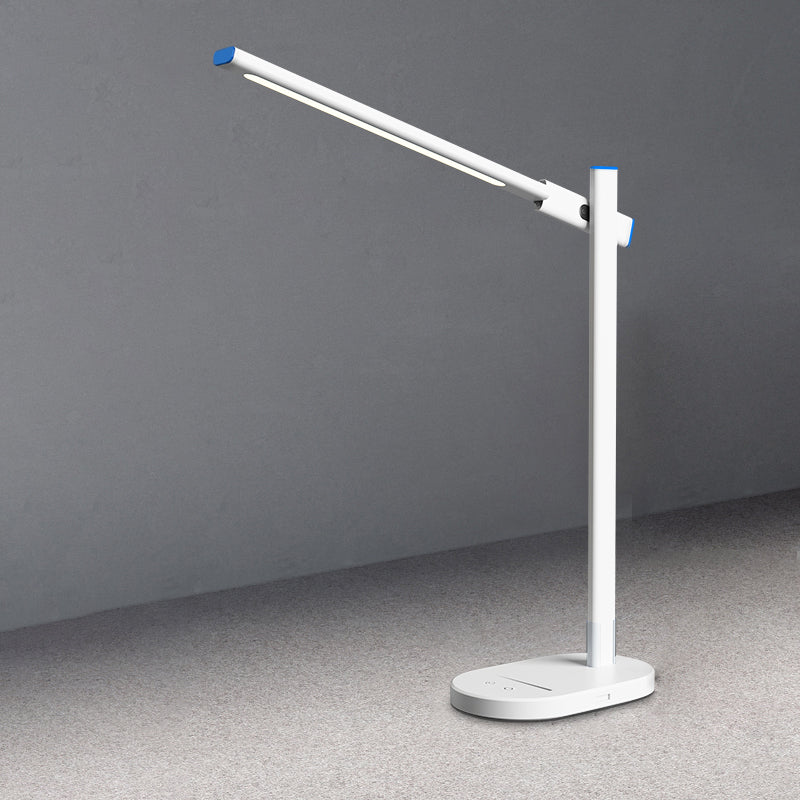 Lampada da tavolo da notte lineare in metallo moderno lampada da comodino singolo