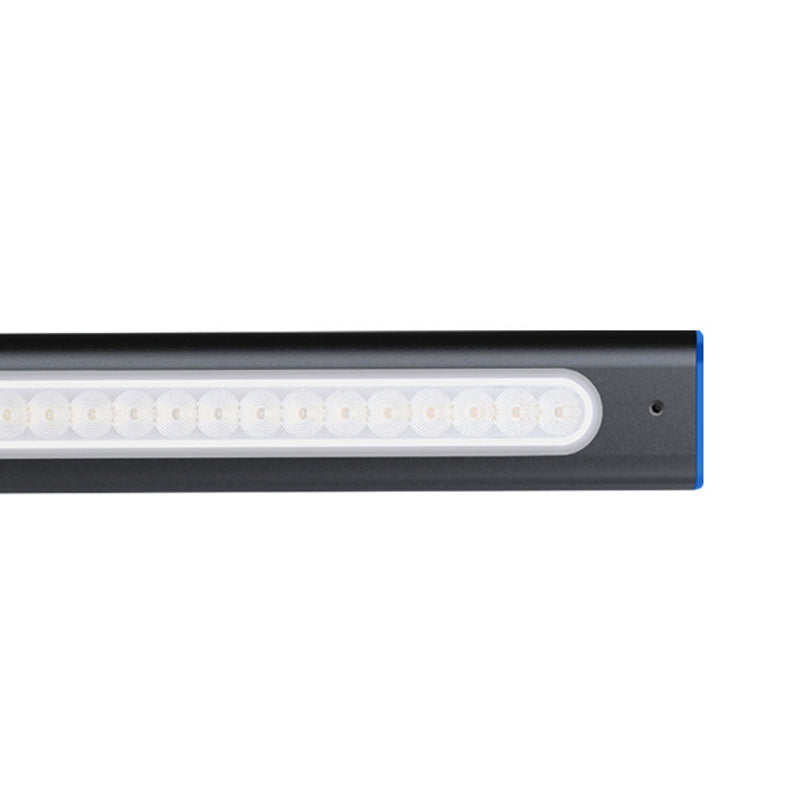 Lampada da tavolo da notte lineare stile moderno in metallo lampada da comodino singolo leggero in nero