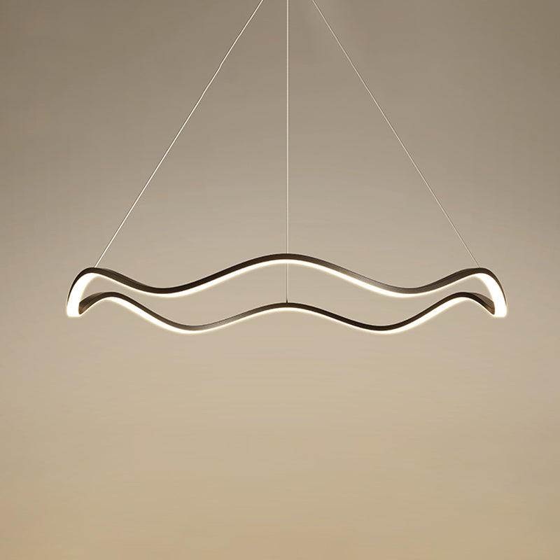 Metal Circle Ceiling Pendant Nordic Modern 1-Light Ceiling Lighting Fixtures