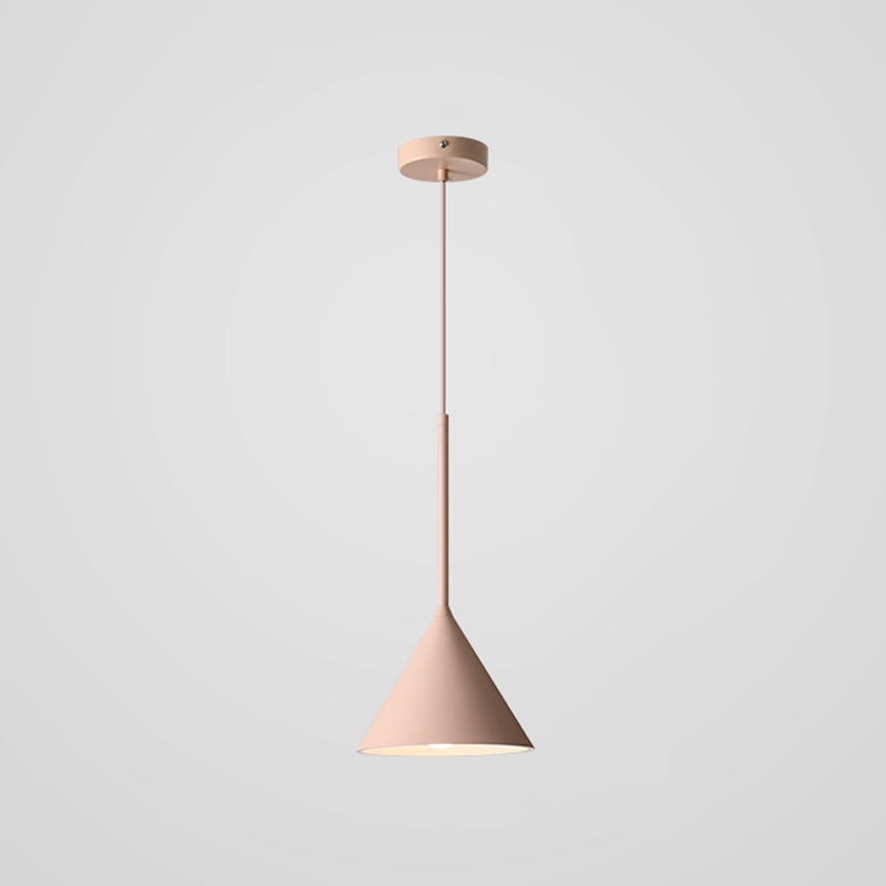 Unieke schaduw hangende verlichting moderne macaron -stijl hars 1 lichte hanglamp voor eetkamer