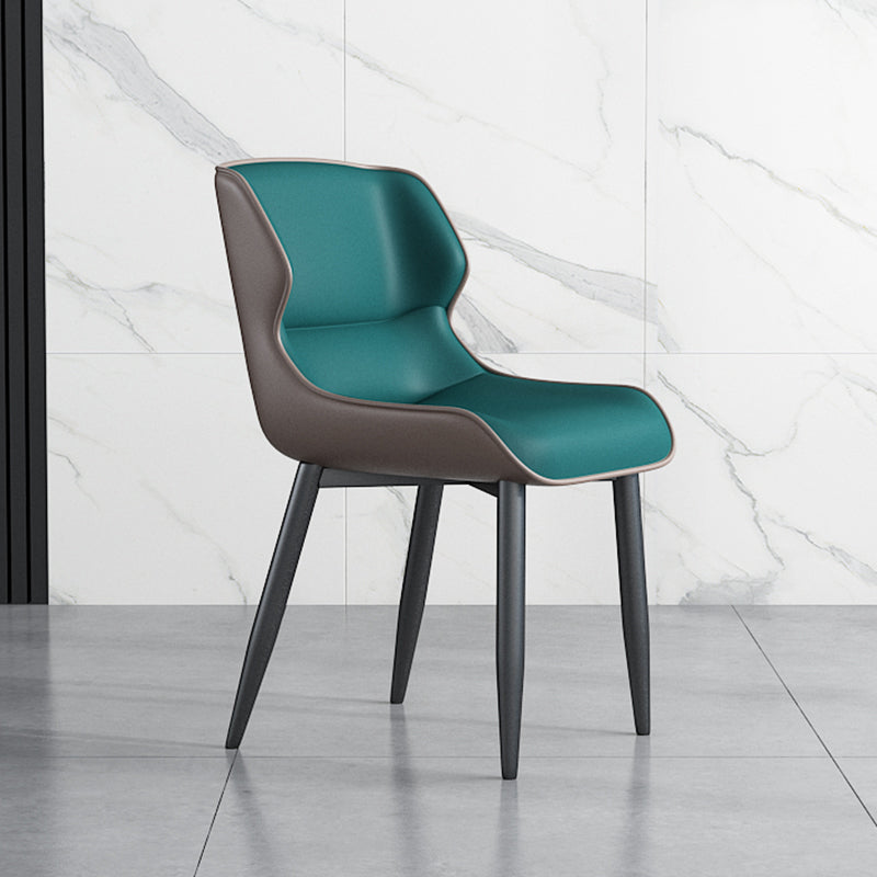 Ensemble de chaises en métal de style industriel, chaises latérales à oreilles pour cuisine et salle à manger