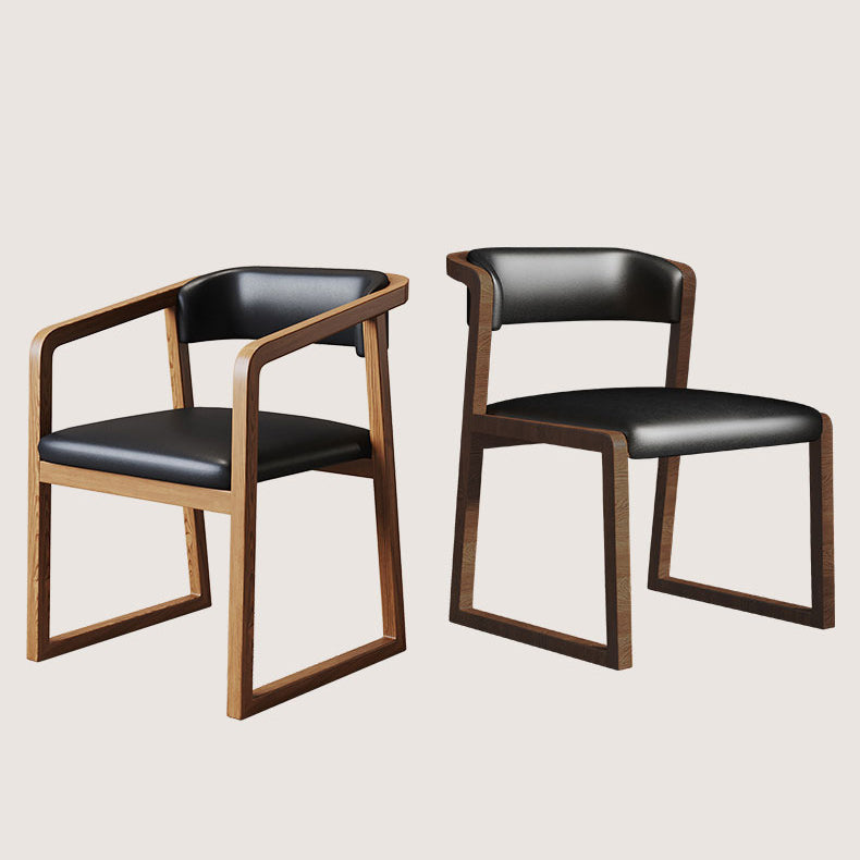 Las sillas de fresno de estilo tradicional abren la silla de comedor de la cocina del brazo trasero sola