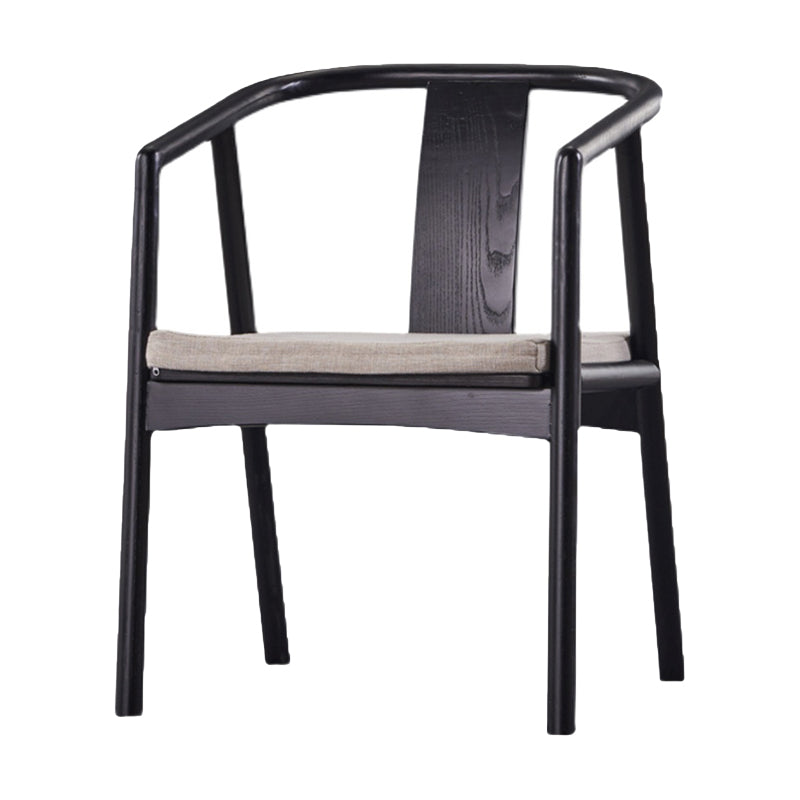 Chaise simple de bras arrière de latte de salle à manger de chaises en bois de frêne de style traditionnel