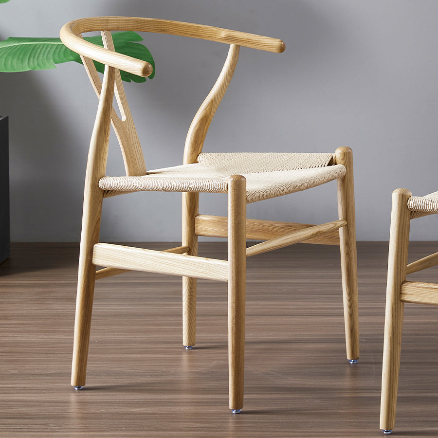 Wishbone natural tapizado contemporáneo del sillón del restaurante que cena la silla