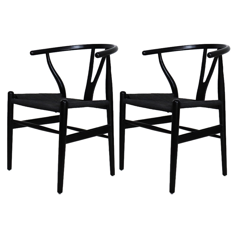 Wishbone natural tapizado contemporáneo del sillón del restaurante que cena la silla