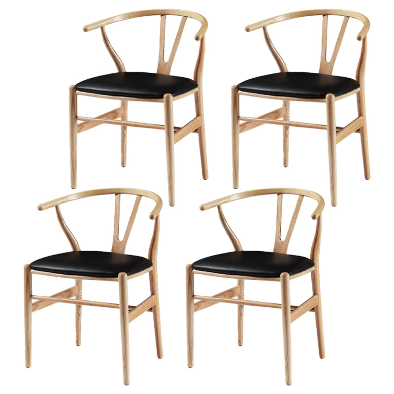 Wishbone natural tapizado contemporáneo del sillón del restaurante que cena la silla