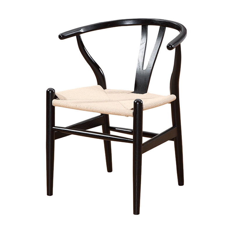 Wishbone natural tapizado contemporáneo del sillón del restaurante que cena la silla
