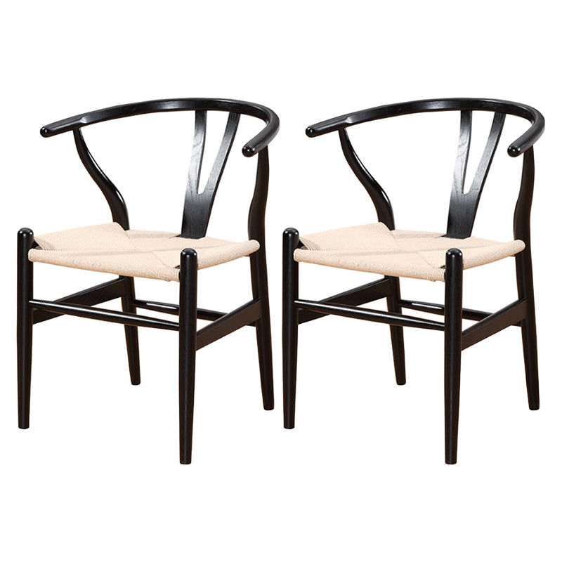 Wishbone natural tapizado contemporáneo del sillón del restaurante que cena la silla