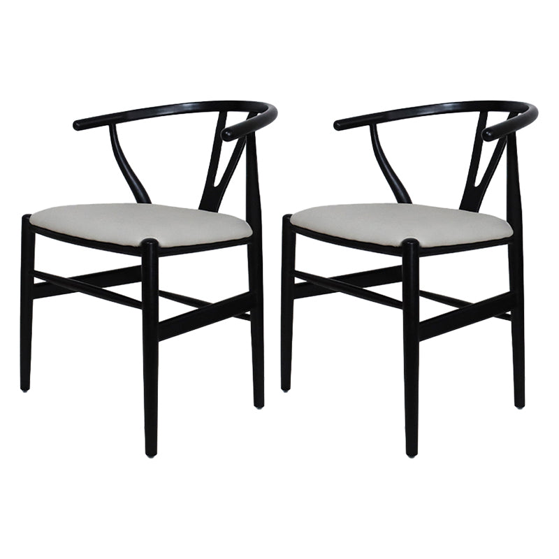 Wishbone natural tapizado contemporáneo del sillón del restaurante que cena la silla