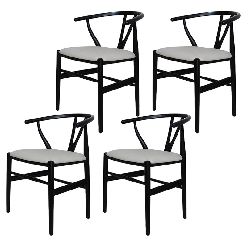Wishbone natural tapizado contemporáneo del sillón del restaurante que cena la silla