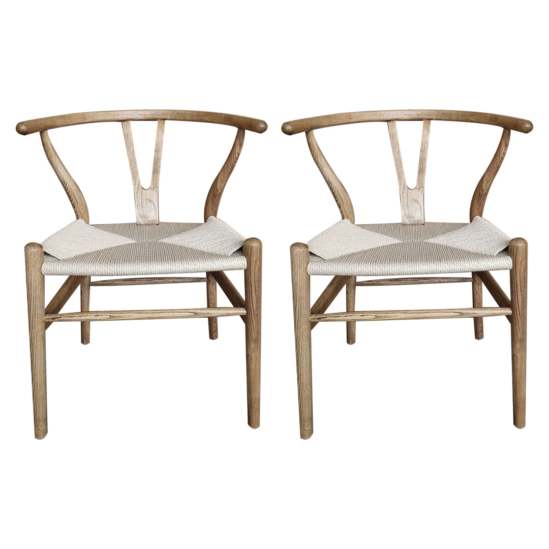 Wishbone natural tapizado contemporáneo del sillón del restaurante que cena la silla