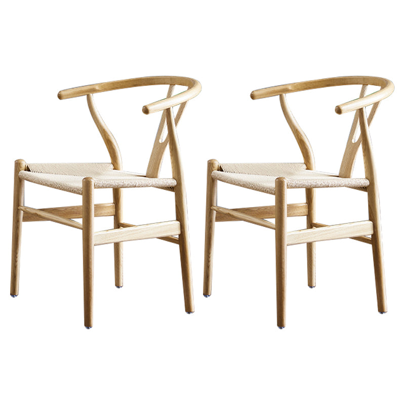 Wishbone natural tapizado contemporáneo del sillón del restaurante que cena la silla