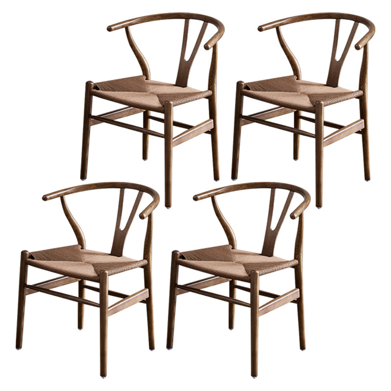 Wishbone natural tapizado contemporáneo del sillón del restaurante que cena la silla
