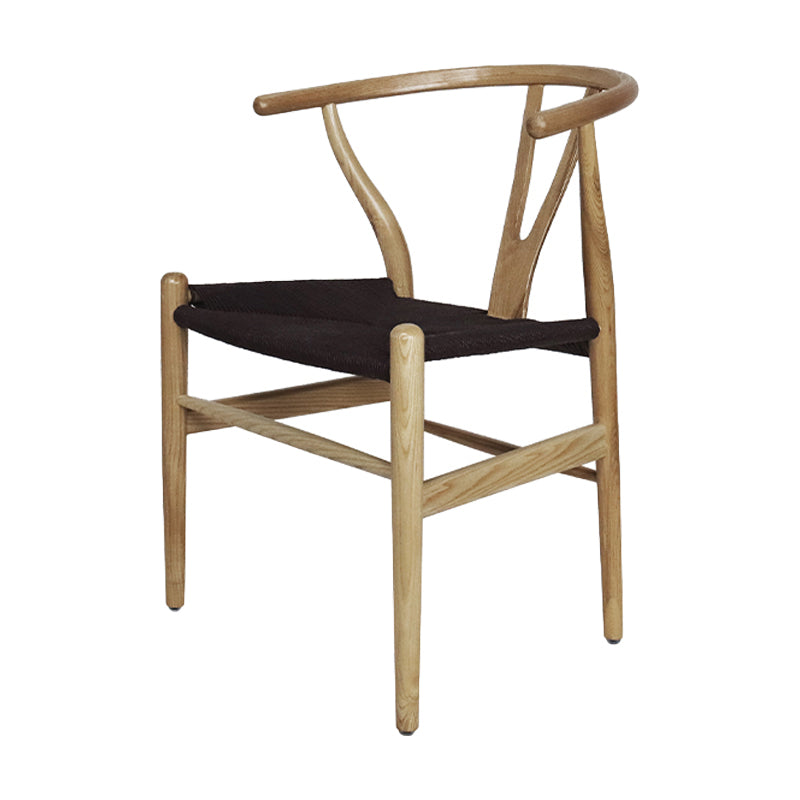 Wishbone natural tapizado contemporáneo del sillón del restaurante que cena la silla