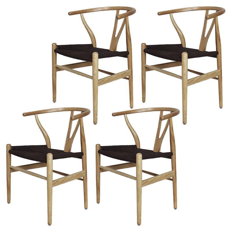 Wishbone natural tapizado contemporáneo del sillón del restaurante que cena la silla