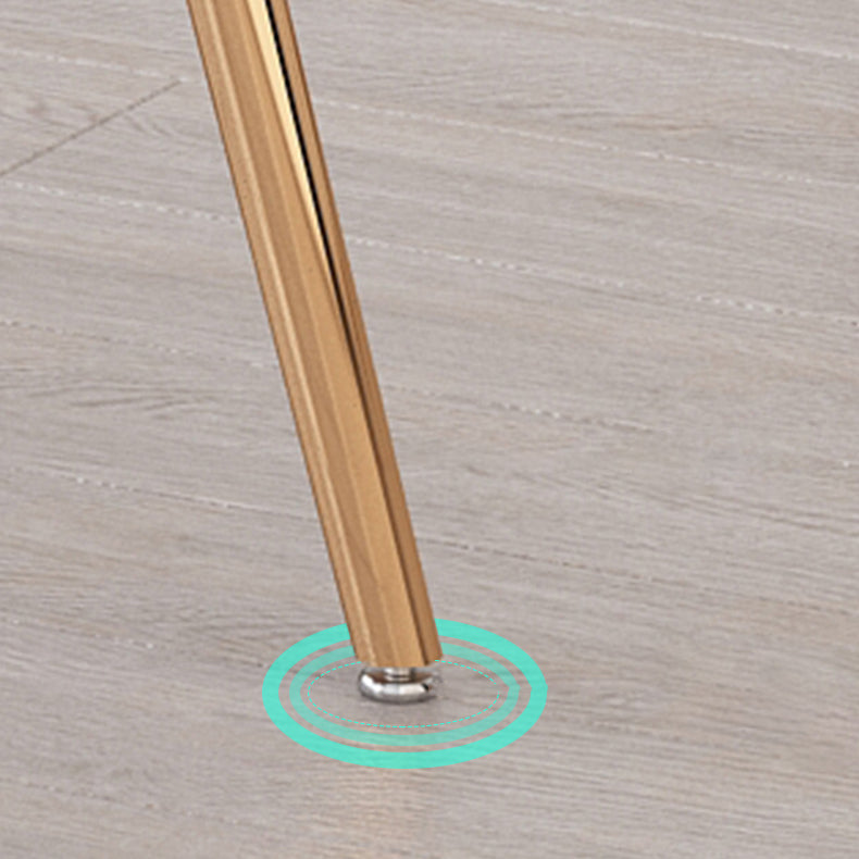 Silla de comedor tapizada escandinava con respaldo sólido, silla individual para el hogar