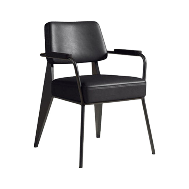 Chaise de salle à manger en métal de style industrie